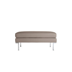 Theatre Ottoman in Leather | Seating | Design Within Reach