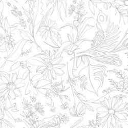 Uh Uh Oh | Pattern plants / flowers | Wall&decò