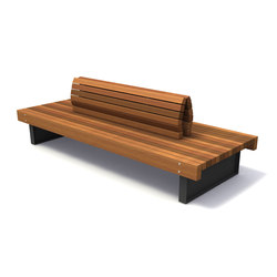 Solid Serif Benches | Seating | Streetlife