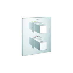 Grohtherm Cube Thermostatic shower mixer | Shower controls | GROHE