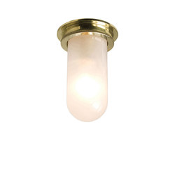 7202 Ship's Companionway Light, Polished Brass, Frosted Glass | Ceiling lights | Original BTC