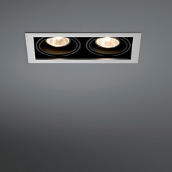 Mini multiple 2x MR16 GE | Recessed ceiling lights | Modular Lighting Instruments