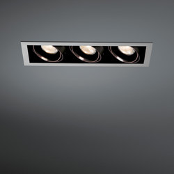 Mini multiple 3x GU10 | Recessed ceiling lights | Modular Lighting Instruments