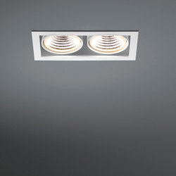 Mini multiple 2x LED 1-10V/Pushdim RG | Recessed ceiling lights | Modular Lighting Instruments