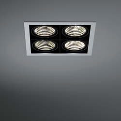 Mini multiple for Smart rings 4x LED GE | Recessed ceiling lights | Modular Lighting Instruments