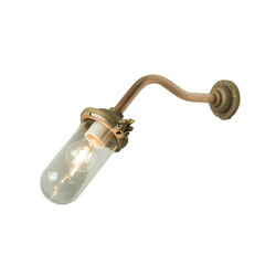 Exterior Bracket Light, Canted, Round 7684, Bronze & Clear Glass | Wall lights | Original BTC