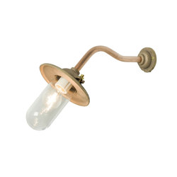 Exterior Bracket Light, Canted, Round 7685, Bronze & Clear Glass | Lámparas de pared | Original BTC