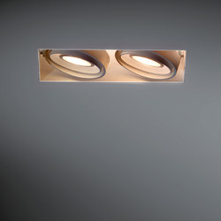 Mini multiple trimless 2x HIPAR GE | Recessed ceiling lights | Modular Lighting Instruments