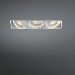 Mini multiple trimless 3x GU10 | Recessed ceiling lights | Modular Lighting Instruments