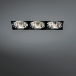 Mini multiple trimless 3x LED 1-10V/Pushdim RG