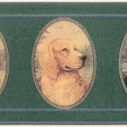 Grand Elegance country life dogs | Borders | Petracer's Ceramics