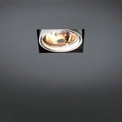 Multiple trimless 1x CDM-R111 GE | Recessed ceiling lights | Modular Lighting Instruments