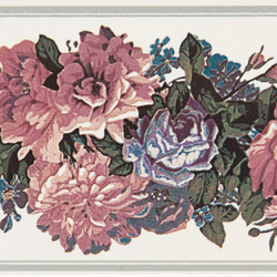 Grand Elegance fleures garland su panna B | Ceramic tiles | Petracer's Ceramics