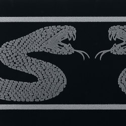 Gran Galà serpente nero | Borders | Petracer's Ceramics