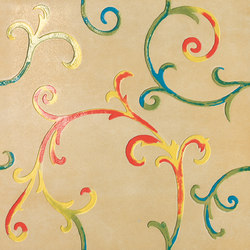 Rinascimento Decorata sabbia smalto colorato | Ceramic tiles | Petracer's Ceramics