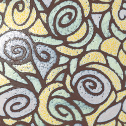 Tango gelosia su fondo marrone | Ceramic tiles | Petracer's Ceramics