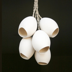 Porcelain Cluster | 6 Piece | Suspended lights | Farrah Sit
