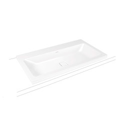 Cono inset countertop washbasin 40 mm alpine white | Lavabos | Kaldewei