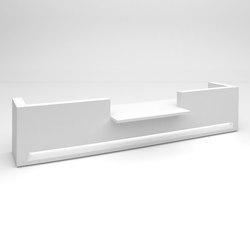 Blok Reception Desk Configuration 6 | Theken | Isomi