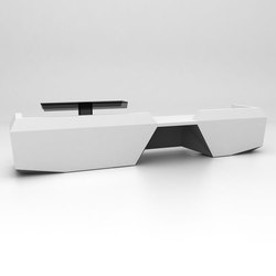 Fold Reception Desk Configuration 4 | Tables | Isomi