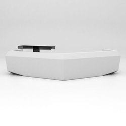 Fold Reception Desk Configuration 6 | Counters | Isomi