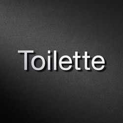 Beschriftung Toilette |  | PHOS Design