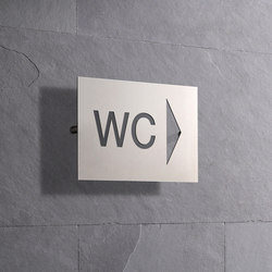 Hinweisschild WC PWC PFR S | Piktogramme / Beschriftungen | PHOS Design