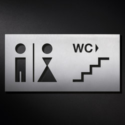 Hinweisschild WC | Pittogrammi / Cartelli | PHOS Design