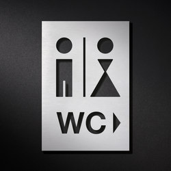 Hinweisschild WC | Pictogramas | PHOS Design