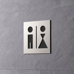 Hinweisschild WC | Piktogramme / Beschriftungen | PHOS Design