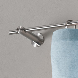 Rod holder for rod Ø12 mm (medium wall distance) | Curtain rails | PHOS Design