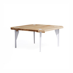 Keel Coffee Table Pine Square | Coffee tables | NEW WORKS