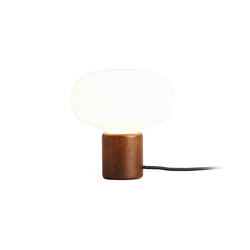Karl-Johann Table Lamp Smoked Oak w. White Opal Glass | Table lights | NEW WORKS