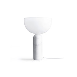 Kizu Table Lamp White Marble w. White Acrylic | Table lights | NEW WORKS