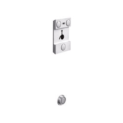 Confort Wall support with design plate for art. AH997A - AH997C | Towel rails | Inda