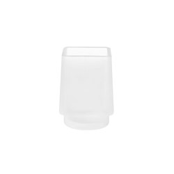 Divo Satined glass tumbler for art. A1510N | Bathroom accessories | Inda