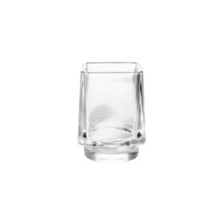 Divo Extra clear transparent glass tumbler for art. A1510N | Toothbrush holders | Inda