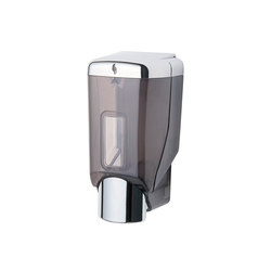 Hotellerie Wall-mounted soap dispenser in ABS, with hygienical SAN transparent container | Soap dispensers | Inda