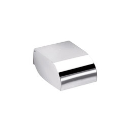 Hotellerie Paper holder with noiseless cover | Paper roll holders | Inda