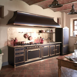 TAILOR MADE KITCHENS | CIOCCOLATO & BURNISHED BRASS | Fitted kitchens | Officine Gullo