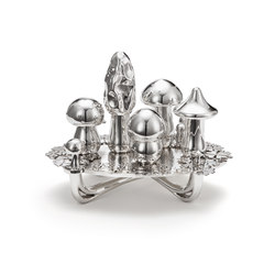 Wolfgang Joop – Magic Mushrooms Centerpiece | Dining-table accessories | Wiener Silber Manufactur