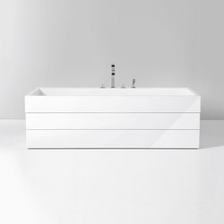 Crono | Baignoire rectangulaire en pierre de synthèse | Bathtubs | burgbad