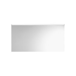 Eqio | Mirror with horizontal LED-light | Bath mirrors | burgbad
