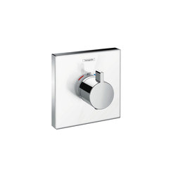 hansgrohe ShowerSelect Glas Thermostatic mixer highflow for concealed installation | Shower controls | Hansgrohe