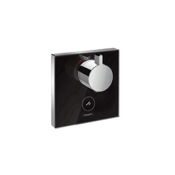 hansgrohe ShowerSelect ShowerSelect glass termostato de gran caudal con llave de paso y una salida libre empotrado | Grifería para duchas | Hansgrohe