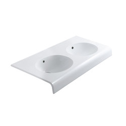 Bowl+ Double Sink Basin | Wash basins | Globo