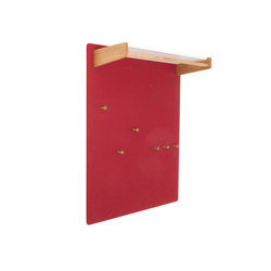 Coat rack panel with a shelve for hats, wide  DBV-291