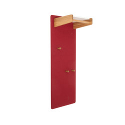 Coat rack panel with a shelve for hats, narrow DBV-293