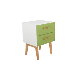 Mittlerer Korpus, schmal mit zwei Schubladen DBV-275 | Kids furniture | De Breuyn