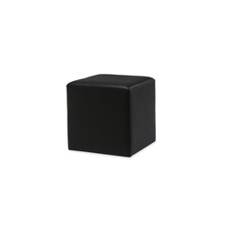 Nexus Cube in Leather | Pouf | Design Within Reach